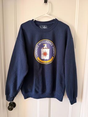 Candace Owens Blue Crewneck Sweatshirt